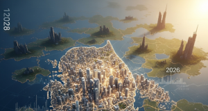 2026년 부의 지도: 충격적인 수도권 집중과 최악의 지방 소멸 위기 Illustration of 2026년 부의 지도: 충격적인 수도권 집중과 최악의 지방 소멸 위기