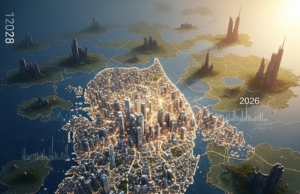 2026년 부의 지도: 충격적인 수도권 집중과 최악의 지방 소멸 위기 Illustration of 2026년 부의 지도: 충격적인 수도권 집중과 최악의 지방 소멸 위기