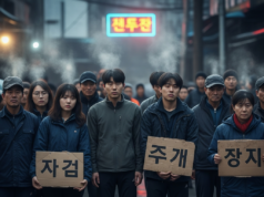 새벽 인력시장: 청년들이 마주한 최악의 고용 지표 착시와 충격적 진실 Illustration of 새벽 인력시장: 청년들이 마주한 최악의 고용 지표 착시와 충격적 진실